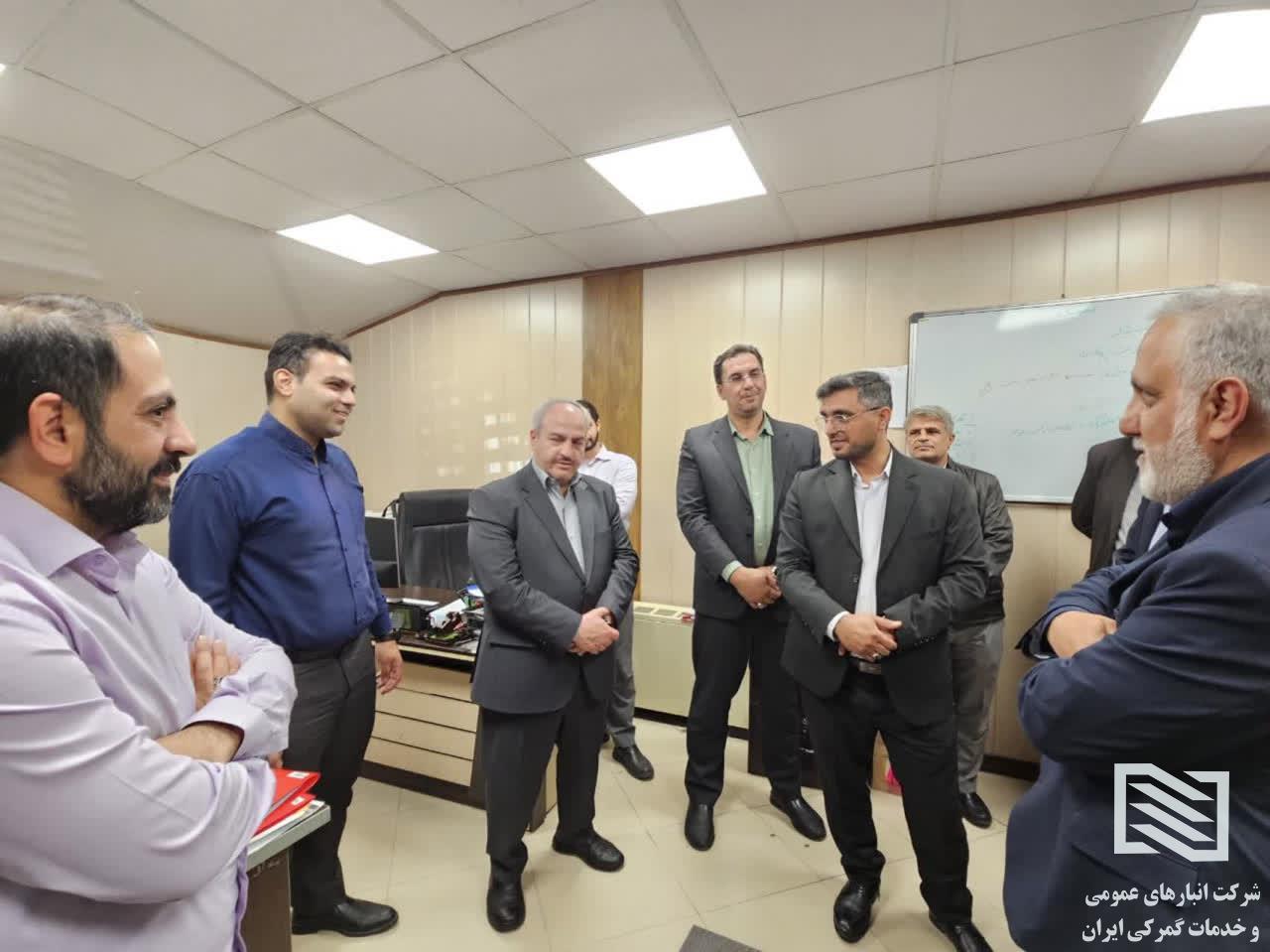بازدید میدانی رئیس هیأت‌مدیره شرکت انبارهای عمومی و خدمات گمرکی ایران از شرکت تهران